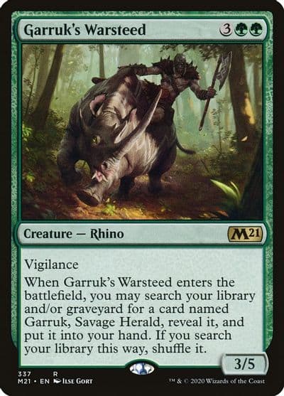 Garruks Warsteed Core Set 2021 Magic card