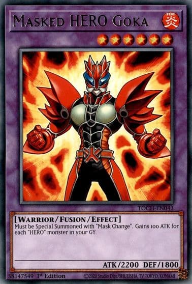 Masked HERO Goka Toon Chaos Yu-Gi-Oh! card