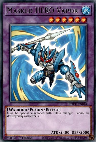 Masked HERO Vapor Toon Chaos Yu-Gi-Oh! card