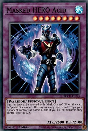 Masked HERO Acid Toon Chaos Yu-Gi-Oh! card