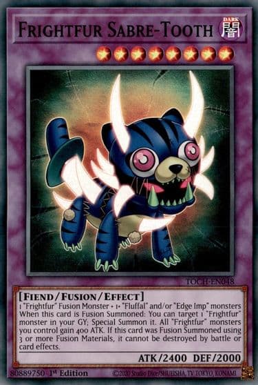 Frightfur Sabre Tooth Toon Chaos Yu-Gi-Oh! card