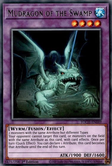 Mudragon of the Swamp Toon Chaos Yu-Gi-Oh! card