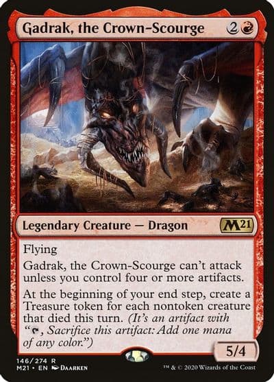 Gadrak the Crown Scourge Core Set 2021 Magic card