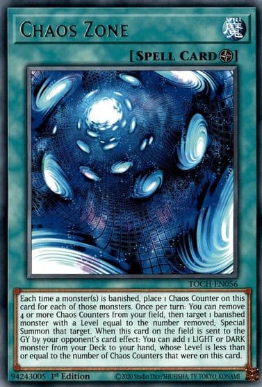 Chaos Zone Toon Chaos Yu-Gi-Oh! card