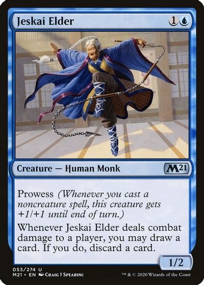 Jeskai Elder Core Set 2021 Magic card