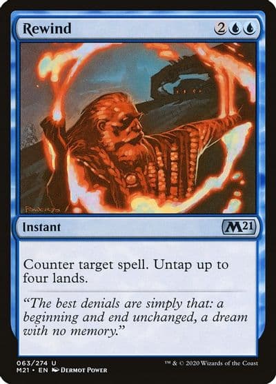 Rewind Core Set 2021 Magic card