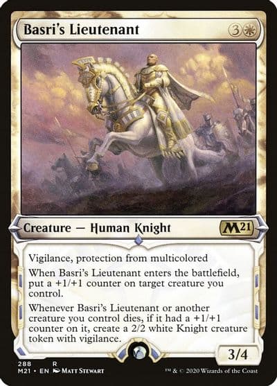 Basris Lieutenant Showcase Core Set 2021 Magic card