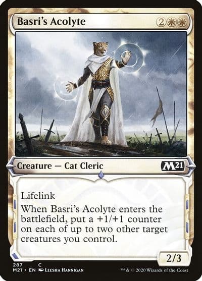 Basris Acolyte Showcase Core Set 2021 Magic card