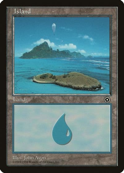 Island 155 Portal Second Age Magic card