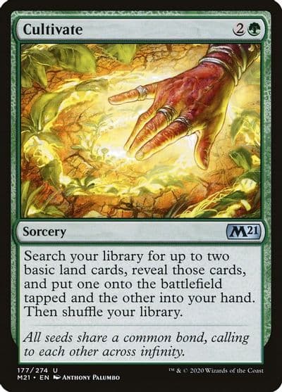 Cultivate Core Set 2021 Magic card