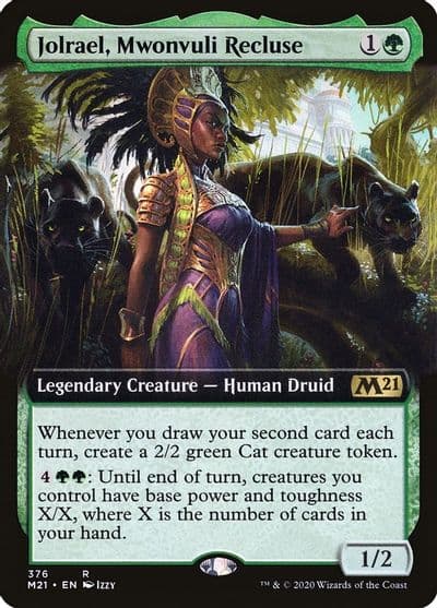 Jolrael Mwonvuli Recluse Extended Art Core Set 2021 Magic card