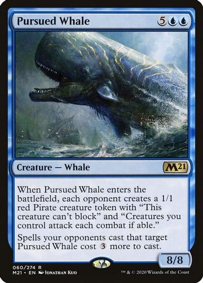 Pursued Whale Core Set 2021 Magic card