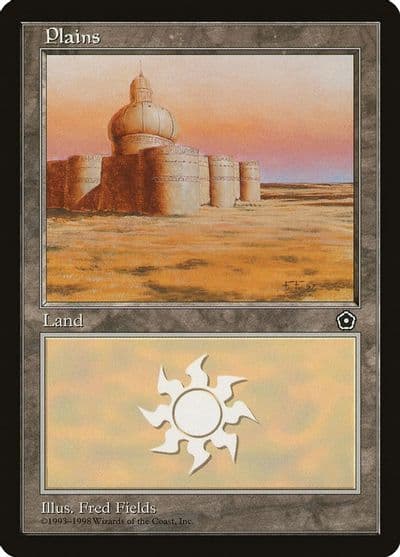 Plains 161 Portal Second Age Magic card