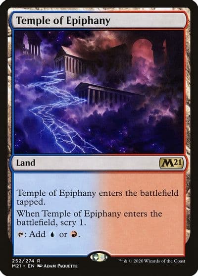 Temple of Epiphany Core Set 2021 Magic card