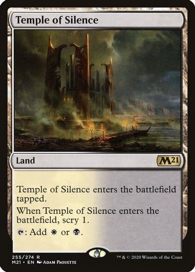 Temple of Silence Core Set 2021 Magic card