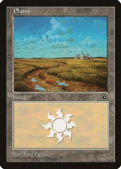 Plains 162 Portal Second Age Magic card