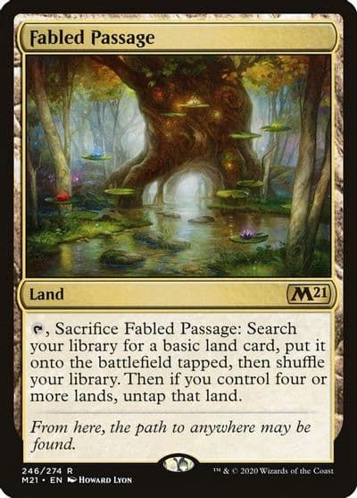 Fabled Passage Core Set 2021 Magic card