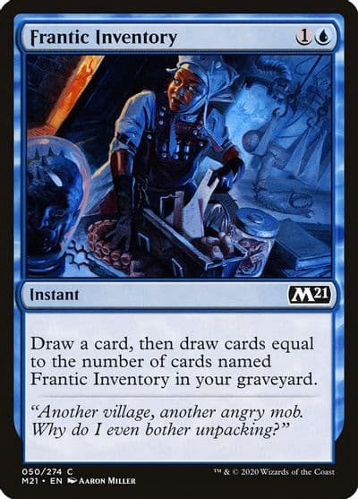 Frantic Inventory Core Set 2021 Magic card
