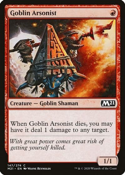 Goblin Arsonist Core Set 2021 Magic card