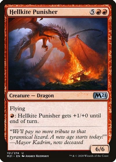 Hellkite Punisher Core Set 2021 Magic card
