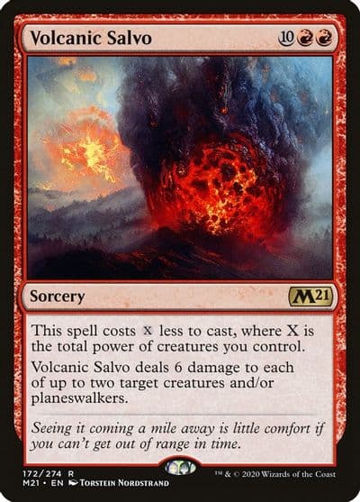Volcanic Salvo Core Set 2021 Magic card