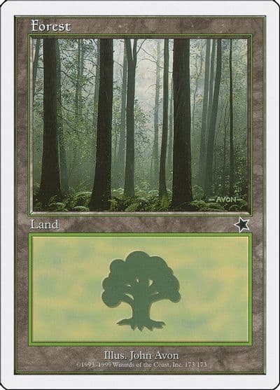 Forest 173 Starter 1999 Magic card