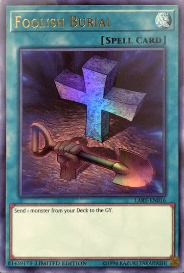 Foolish Burial The Lost Art Promotion Yu-Gi-Oh! card