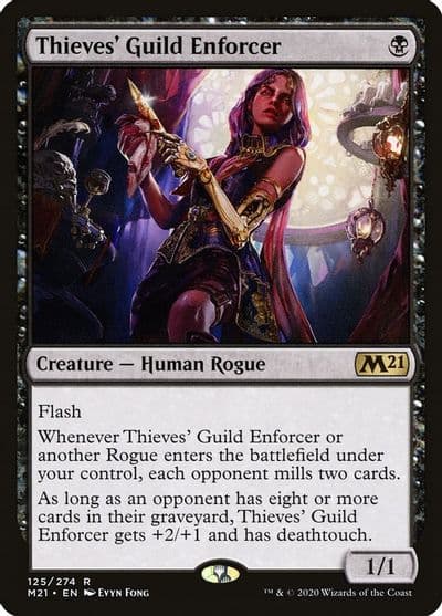 Thieves Guild Enforcer Core Set 2021 Magic card