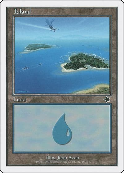 Island 160 Starter 1999 Magic card