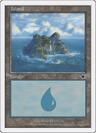 Island 161 Starter 1999 Magic card