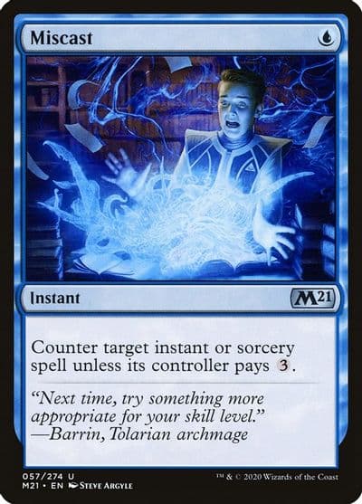 Miscast Core Set 2021 Magic card