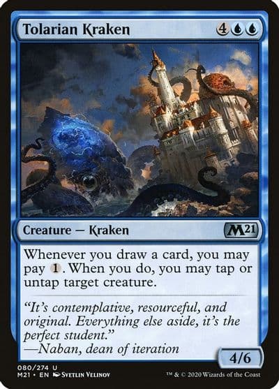 Tolarian Kraken Core Set 2021 Magic card