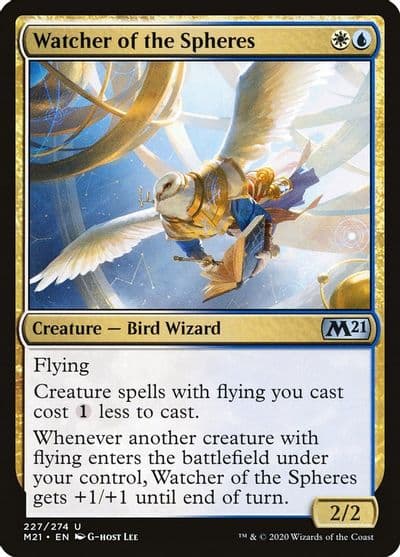Watcher of the Spheres Core Set 2021 Magic card