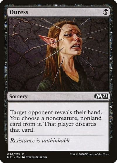 Duress Core Set 2021 Magic card