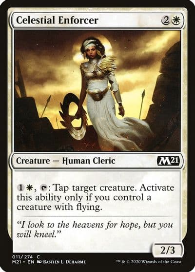 Celestial Enforcer Core Set 2021 Magic card