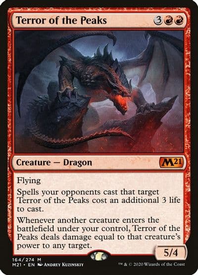 Terror of the Peaks Core Set 2021 Magic card