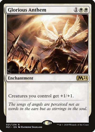 Glorious Anthem Core Set 2021 Magic card