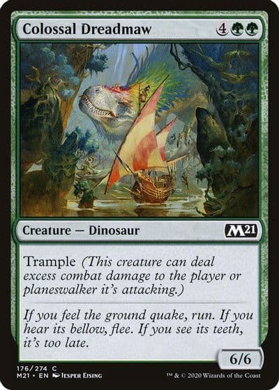 Colossal Dreadmaw Core Set 2021 Magic card