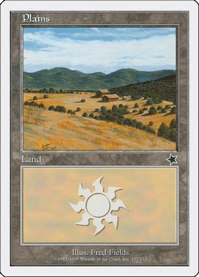 Plains 157 Starter 1999 Magic card