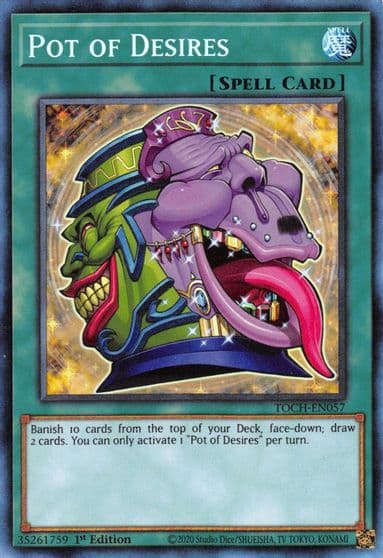 Pot of Desires CR Toon Chaos Yu-Gi-Oh! card