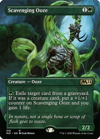 Scavenging Ooze Alternate Art Core Set 2021 Magic card