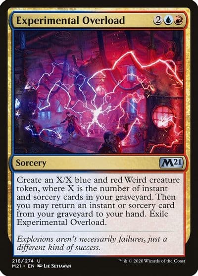 Experimental Overload Core Set 2021 Magic card