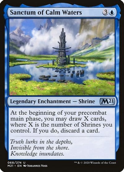 Sanctum of Calm Waters Core Set 2021 Magic card