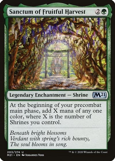 Sanctum of Fruitful Harvest Core Set 2021 Magic card