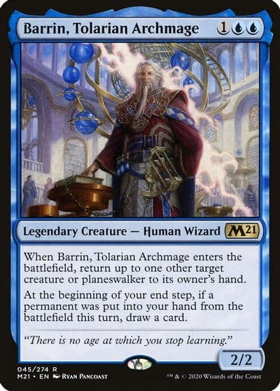 Barrin Tolarian Archmage Core Set 2021 Magic card