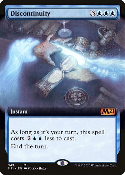 Discontinuity Extended Art Core Set 2021 Magic card