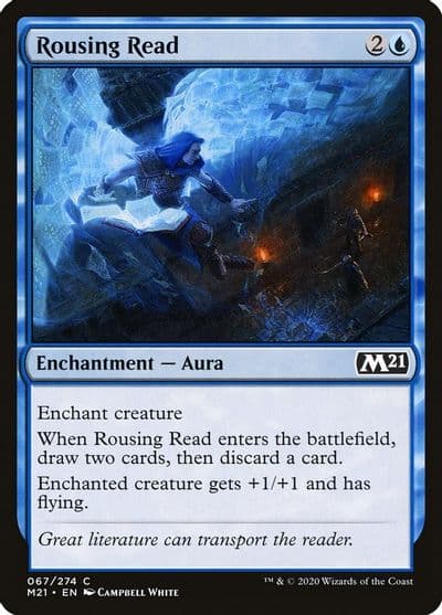 Rousing Read Core Set 2021 Magic card