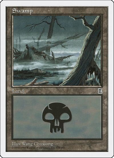 Swamp 174 Portal Three Kingdoms Magic card