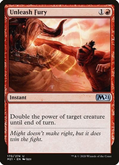 Unleash Fury Core Set 2021 Magic card