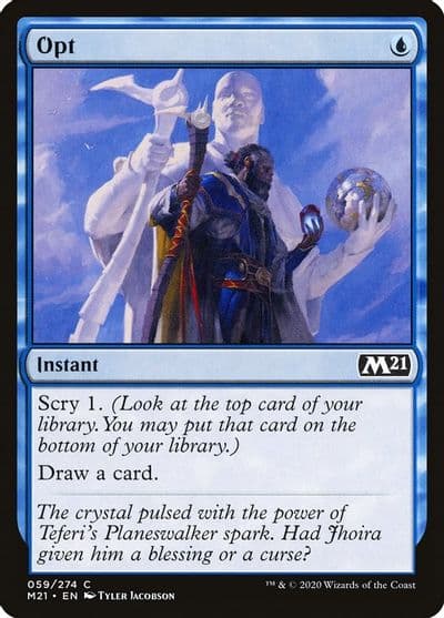Opt Core Set 2021 Magic card